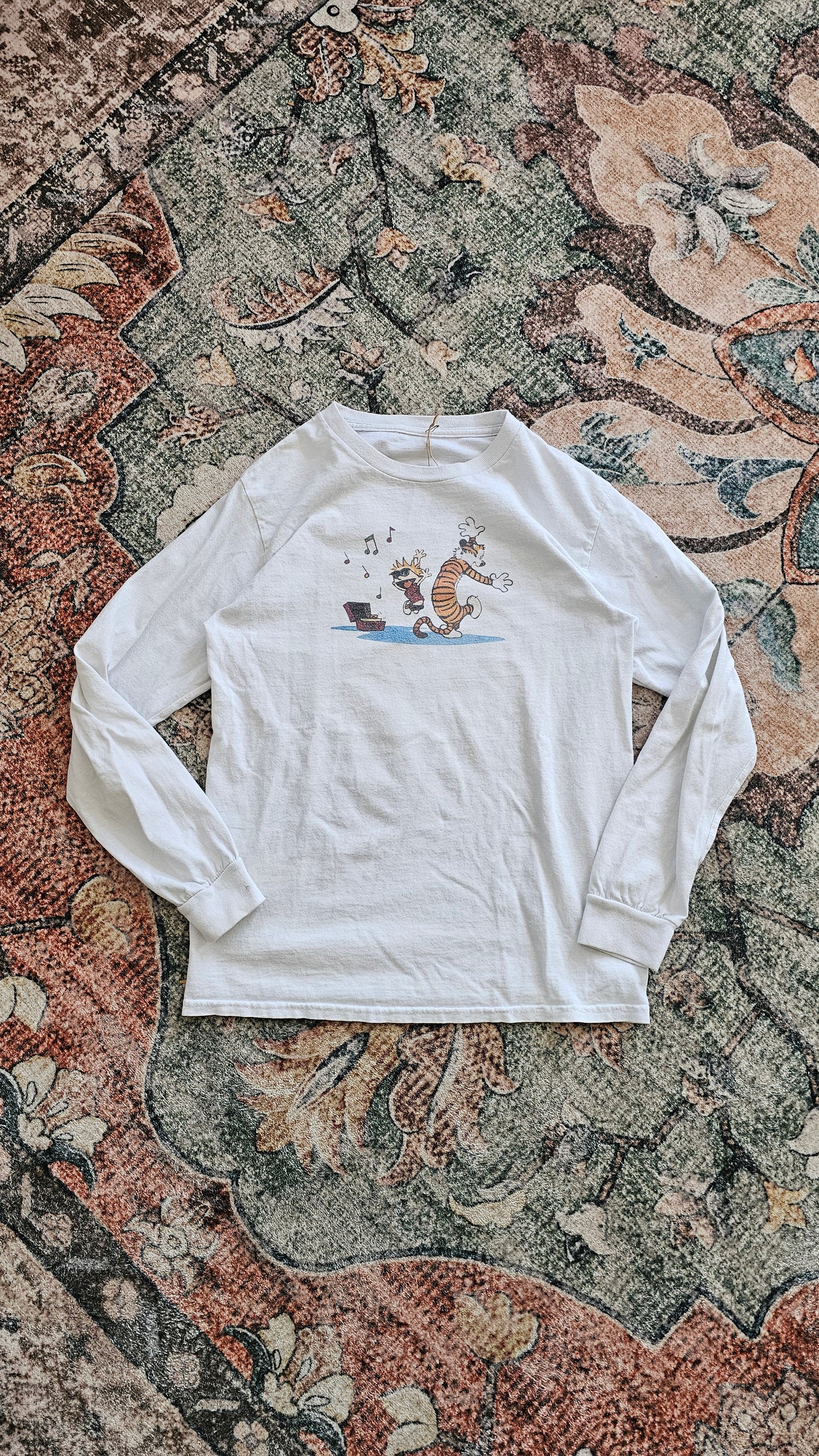 90s Calvin and Hobbes Crew Neck - S/XS