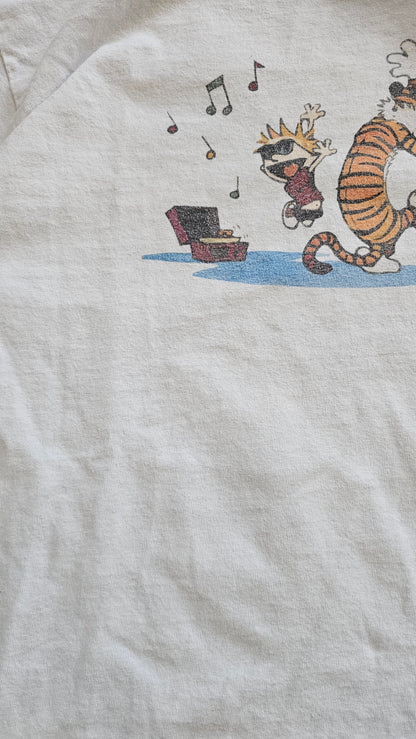 90s Calvin and Hobbes Crew Neck - S/XS