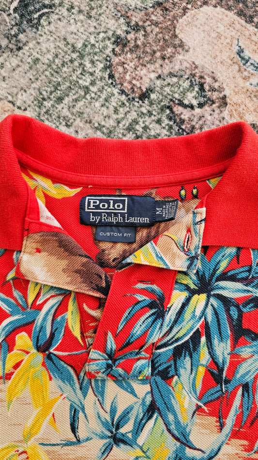 00's Polo Ralph Lauren AOP Rhino - Medium - Rare