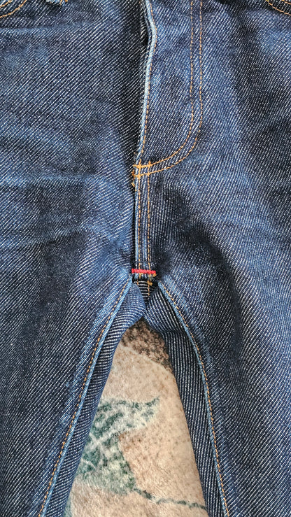 Gustin 116699 Raw Selvedge Faded Denim - 31 x 29