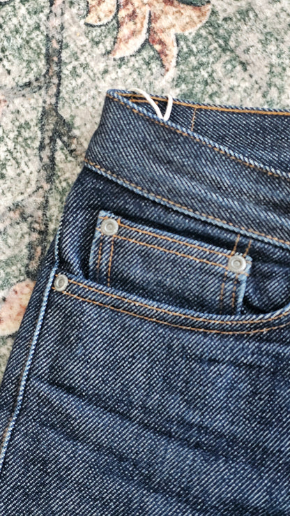 Gustin 116699 Raw Selvedge Faded Denim - 31 x 29