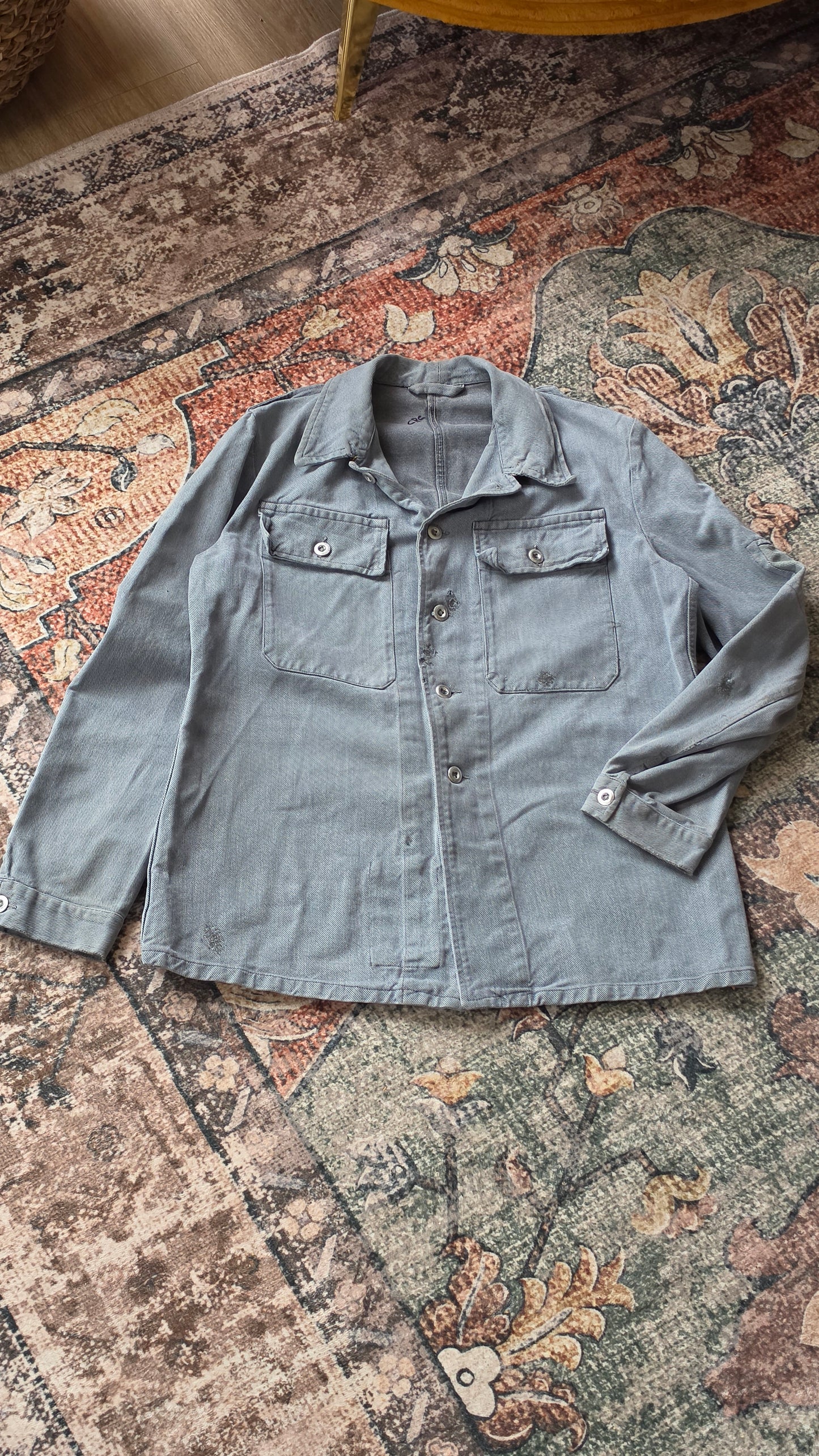 30s Swiss Prison Chore - 22.5 x 28"