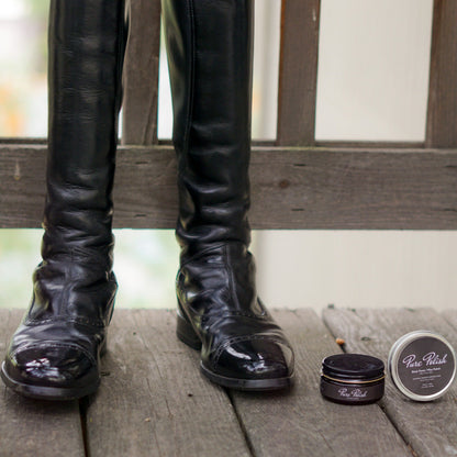 Black Leather Cream Polish