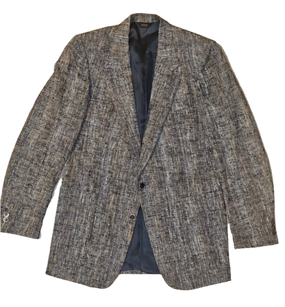 90's Custom Summer Weight Tweed Blazer - 40R