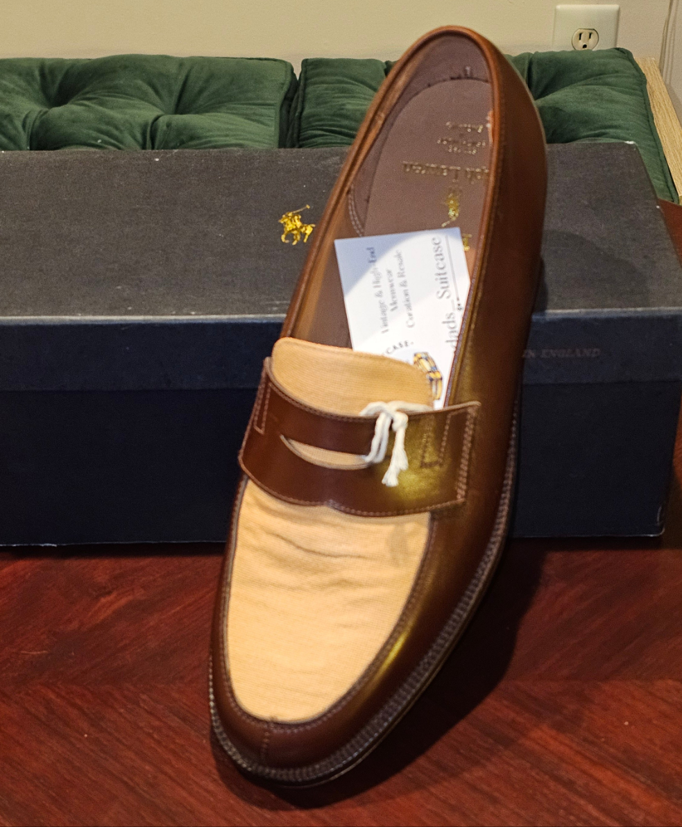 Vintage Crockett & Jones for PRL Spectator Loafers 9D