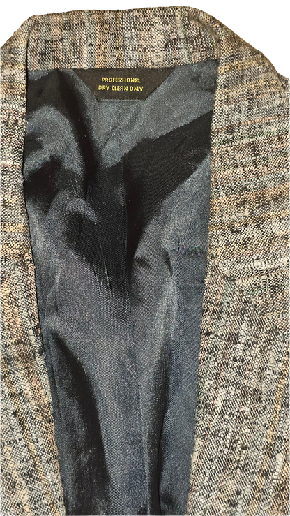 90's Custom Summer Weight Tweed Blazer - 40R