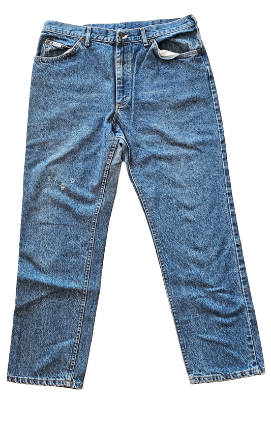 90's LEEs Light Wash 34x31 - *distressed