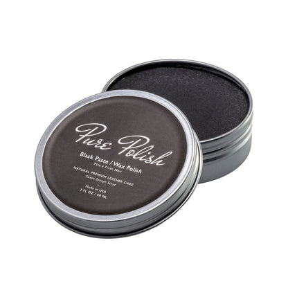 Black Shoe Polish Paste / Wax