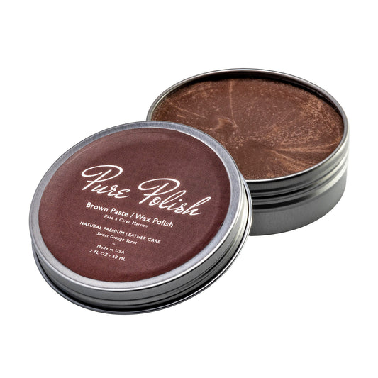 Brown Shoe Polish Paste / Wax