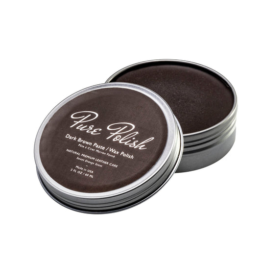 Dark Brown Shoe Polish Paste / Wax