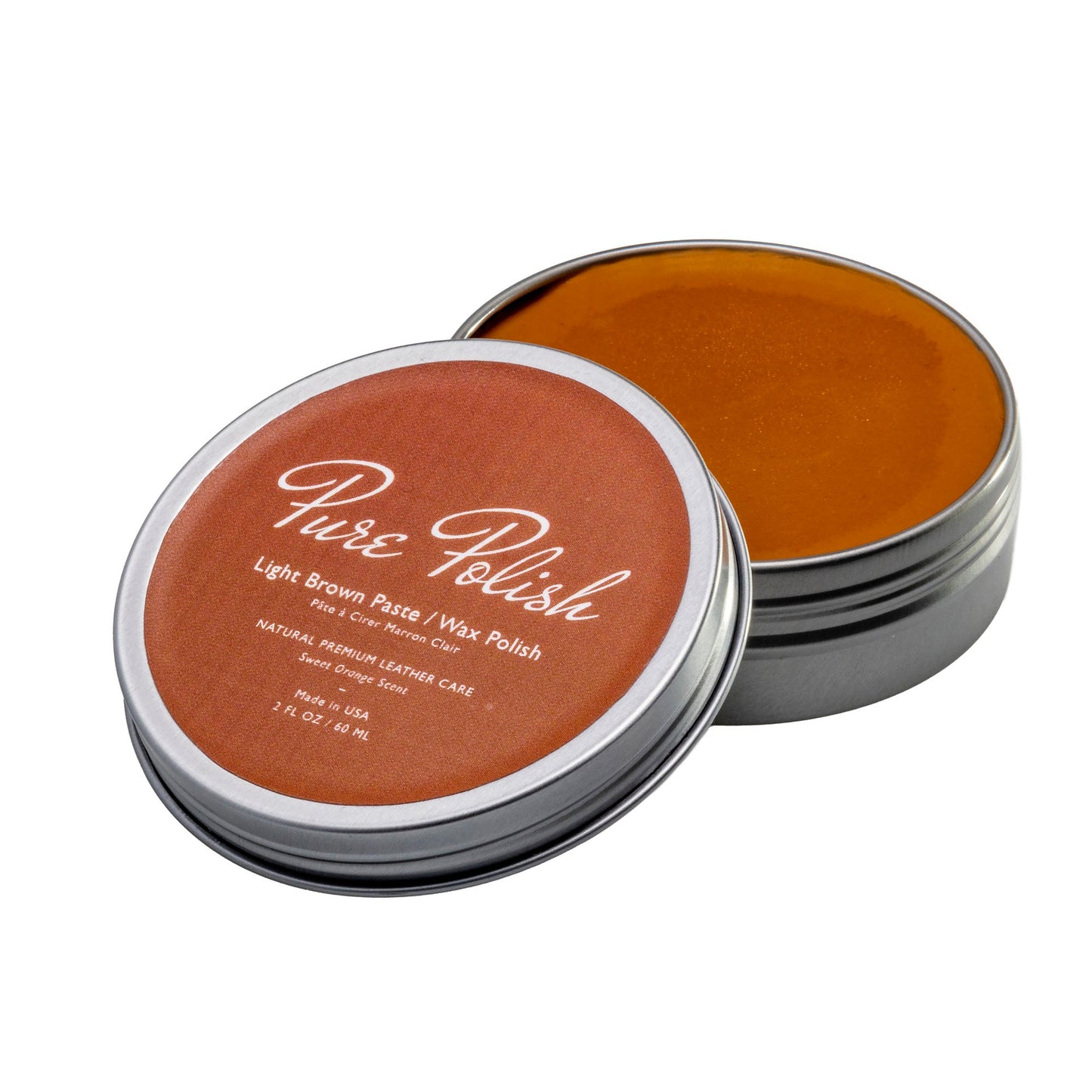 Light Brown Shoe Polish Paste / Wax
