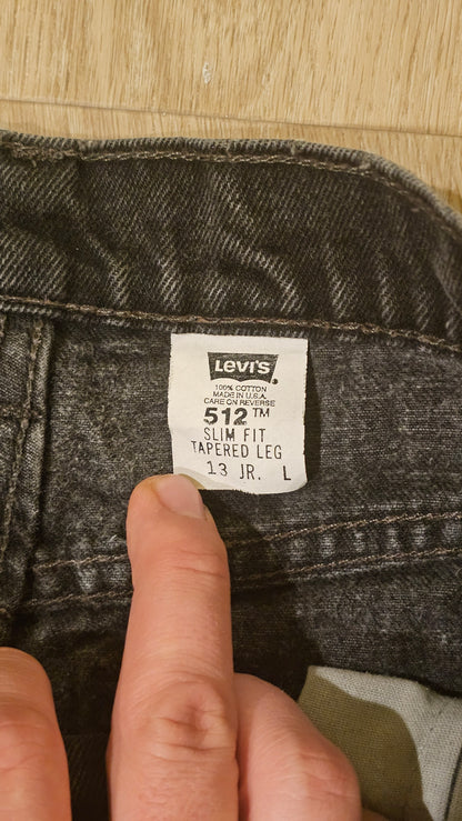 90'S Black Levis 512 30/32