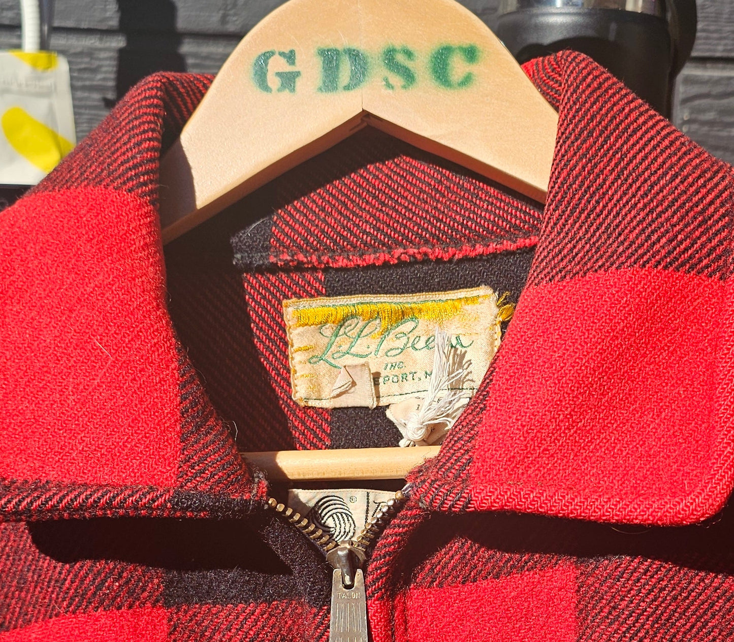 80's LL Bean Mens Wool Jacket