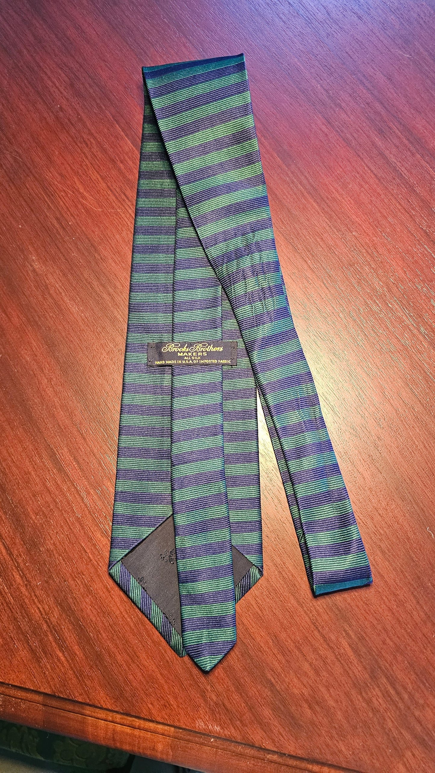 90's Brooks Brothers Makers Horizontal Striped Tie