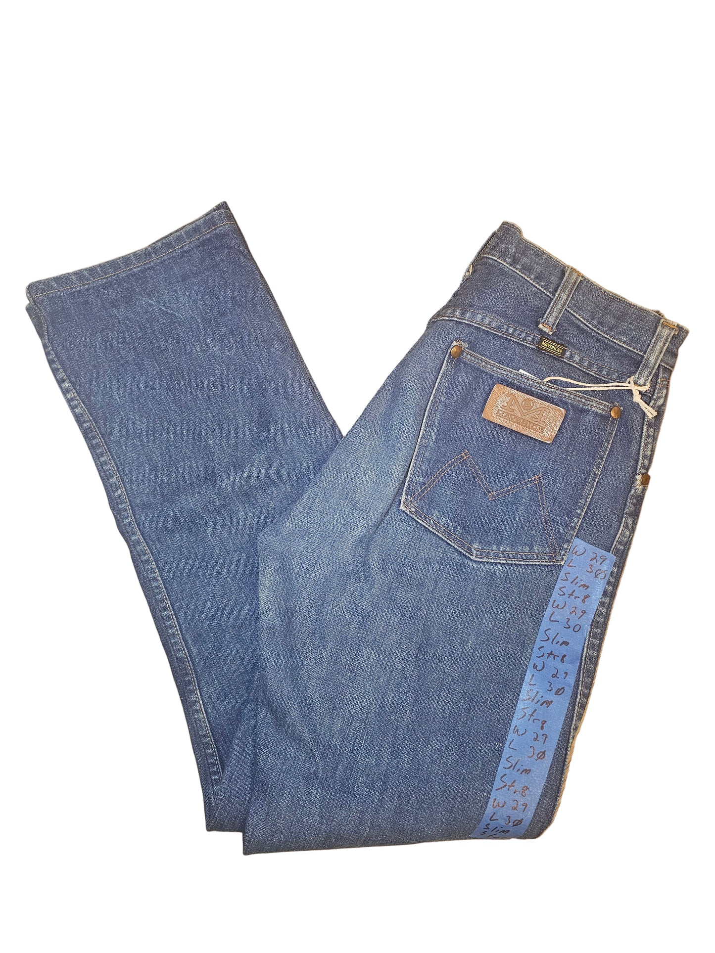 80's Maverick Blue Bell Slim Str8 Jeans - 29/30
