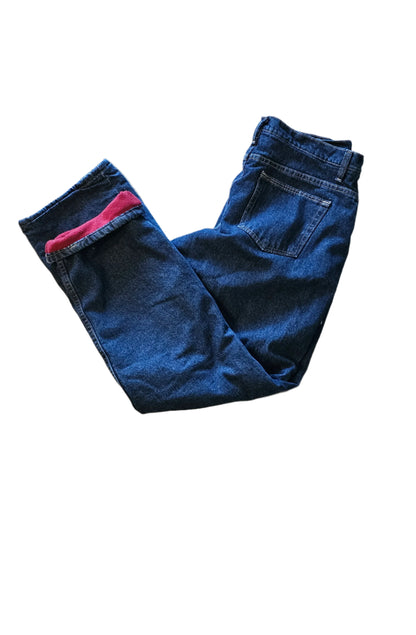 Cabelas Fleece Lined Jeans 34 x 33