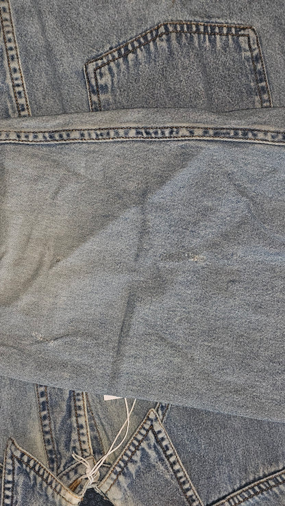 Distressed & Frayed - Salmon River Traders Western Snap Shirt - 90's M