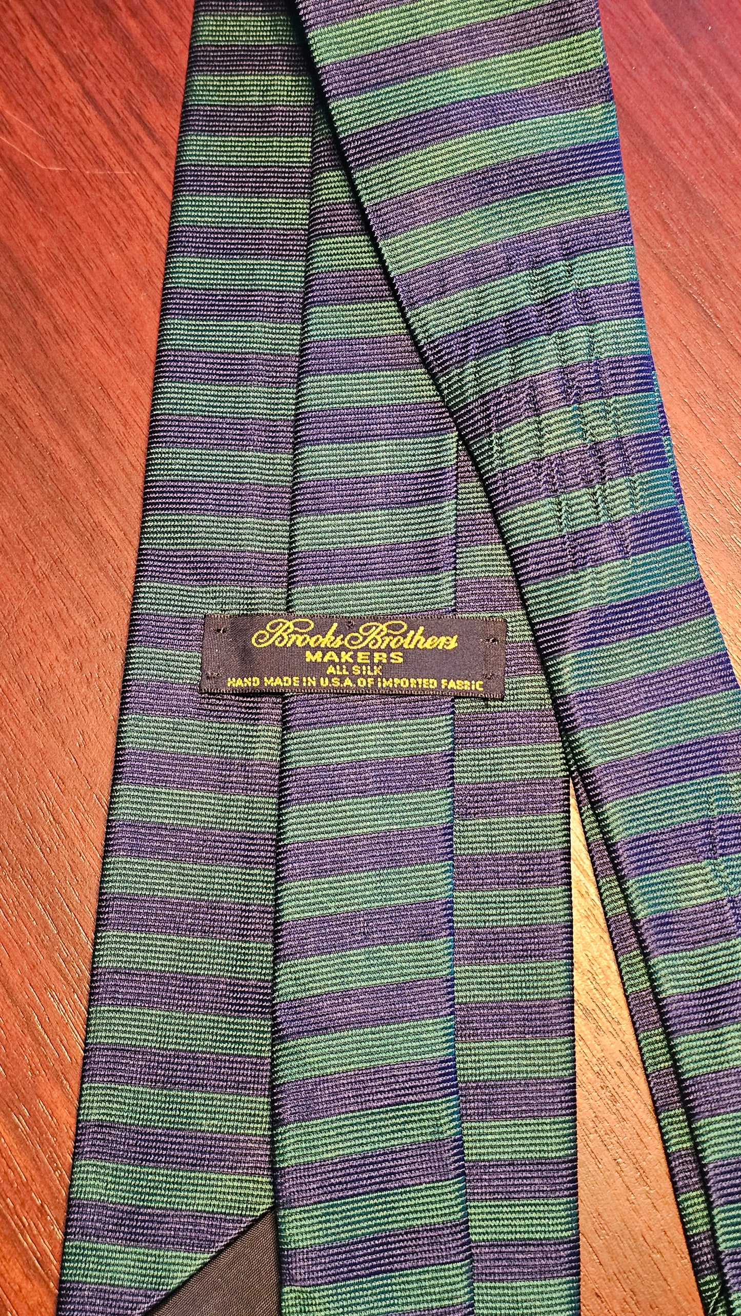 90's Brooks Brothers Makers Horizontal Striped Tie