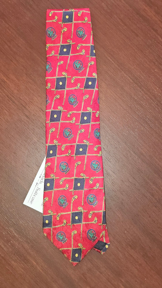 Golf Club Lion Seal Tie