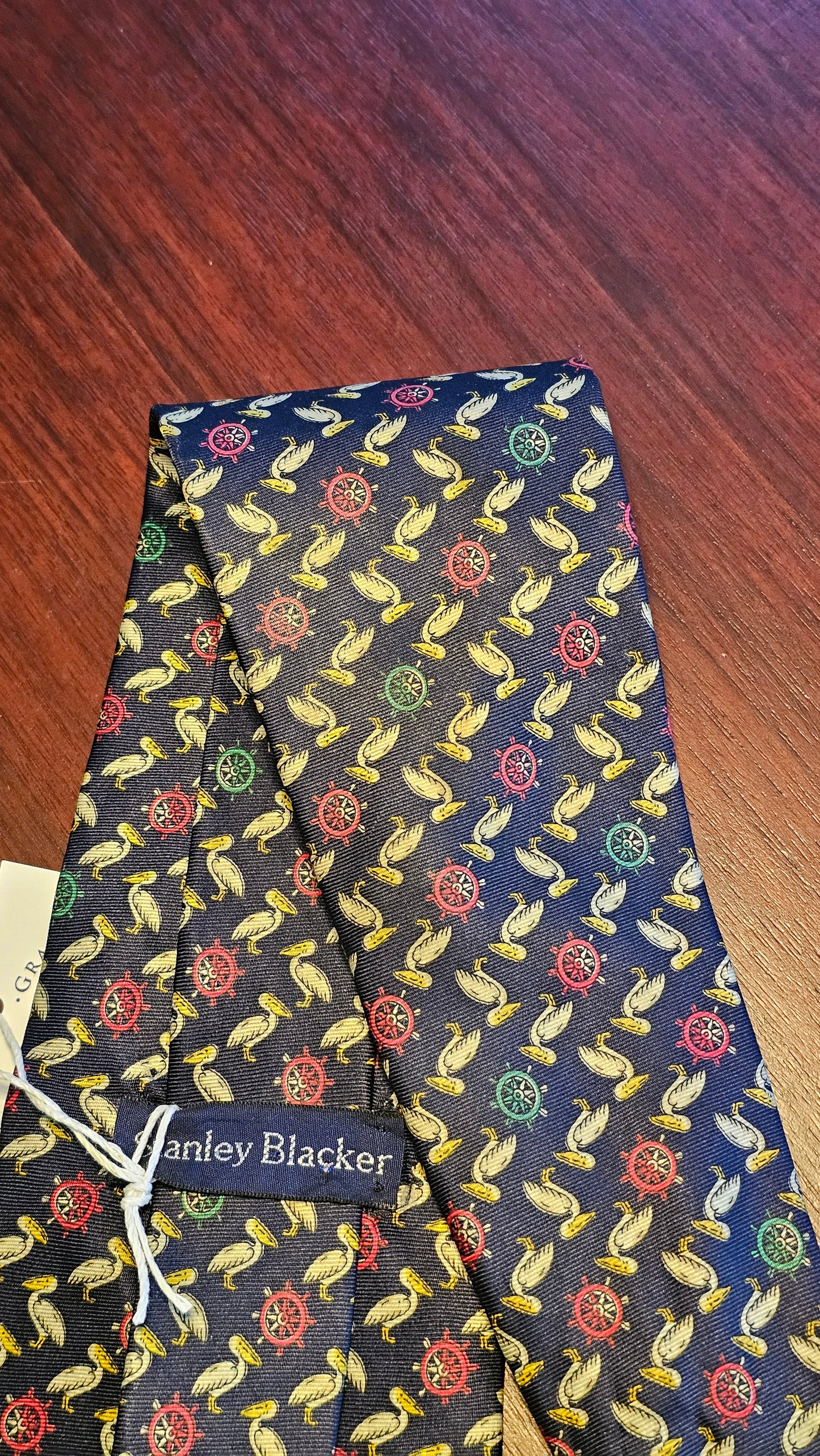 Vintage Stanley Blacker MIUSA Pelican Tie