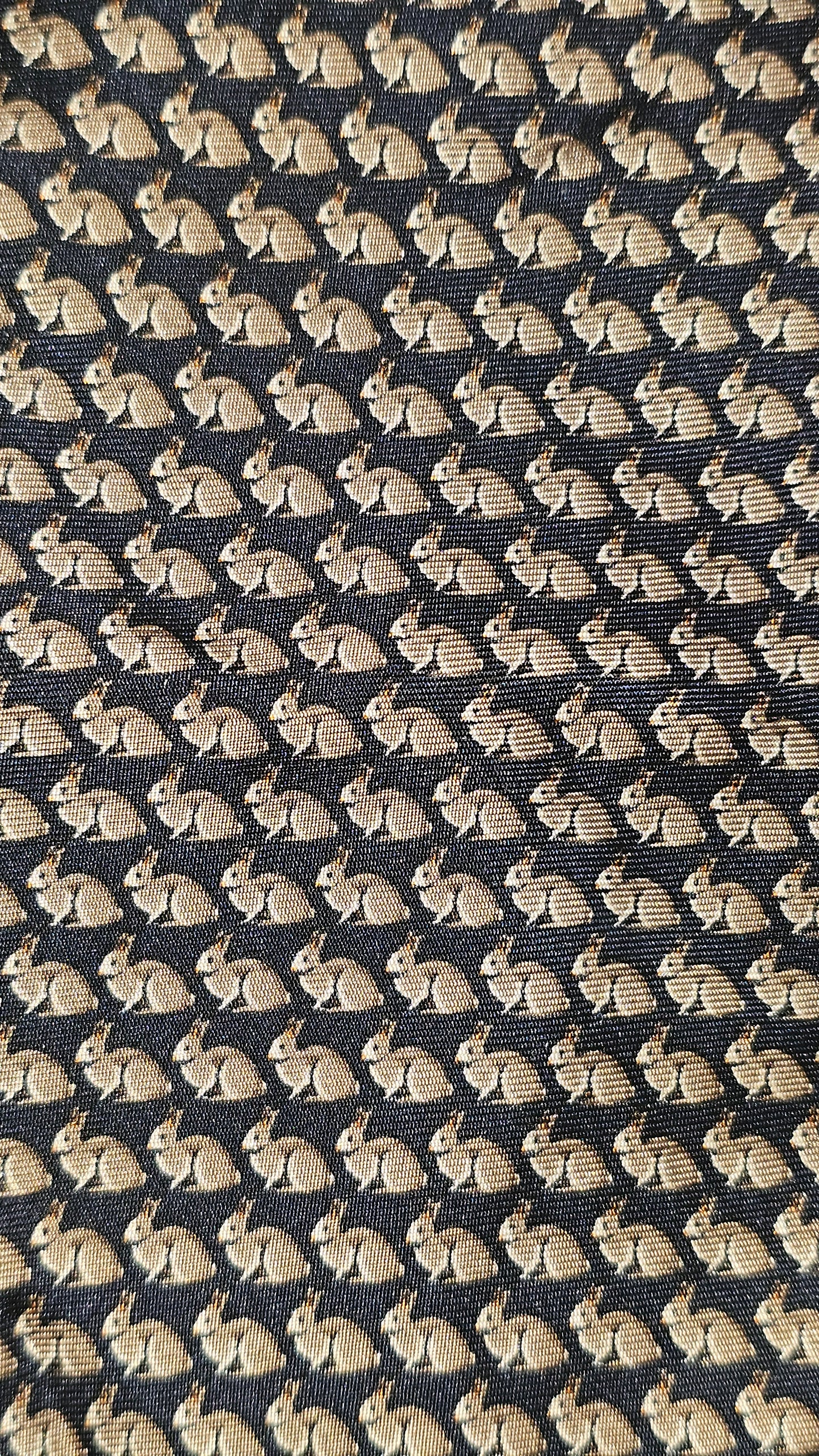 Museum Artifacts Bunny Tie - 90's