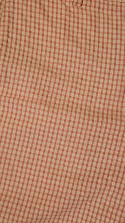 Men's Vineyard Vines Pink Gingham Seersucker "Breaker" Shorts 32x10