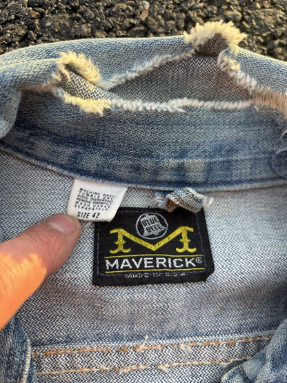1970s Maverick Blue Bell Jacket - 42