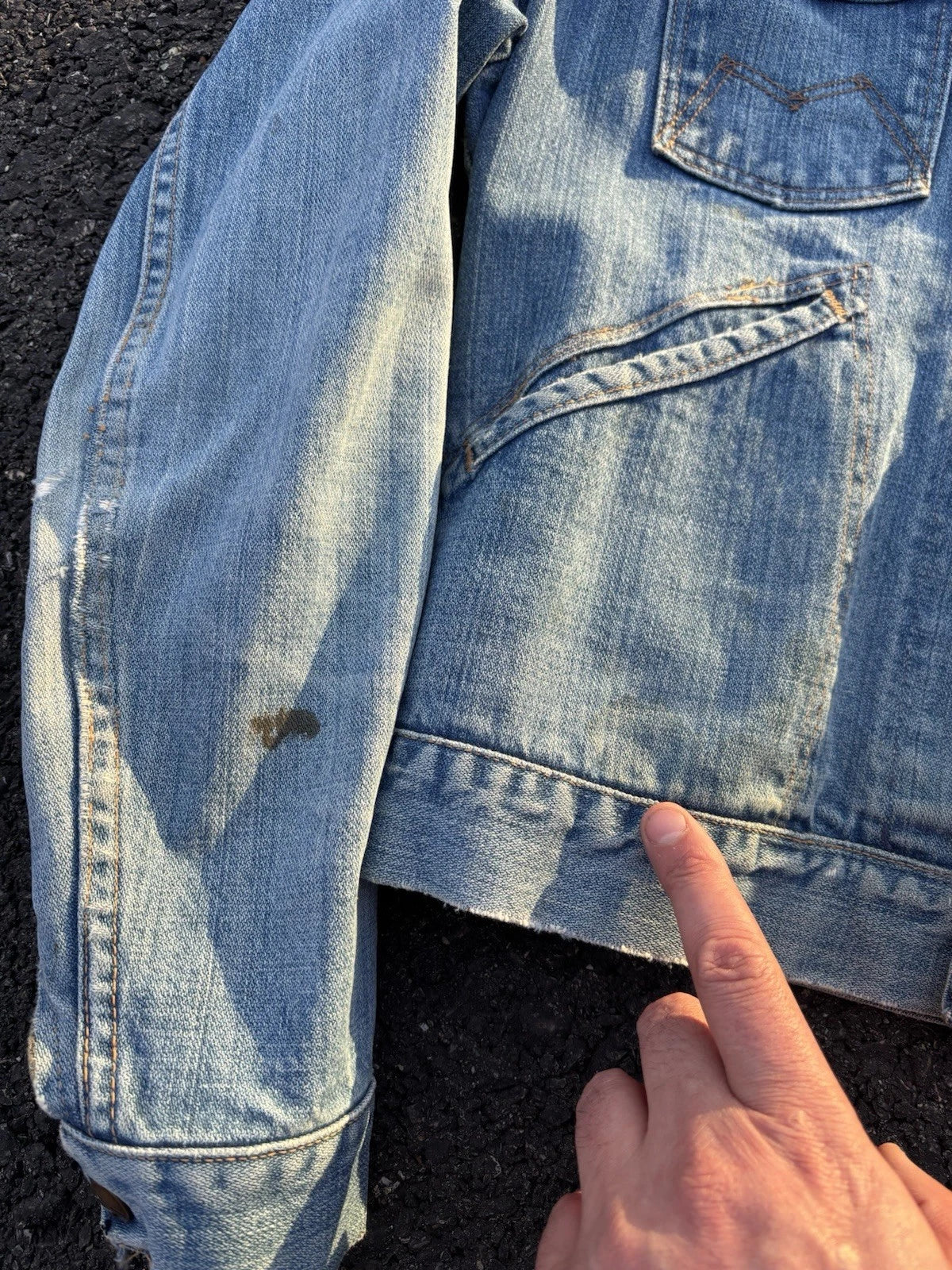 1970s Maverick Blue Bell Jacket - 42