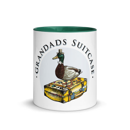 Grandads Suitcase Mug in Green