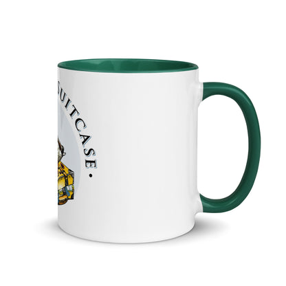 Grandads Suitcase Mug in Green