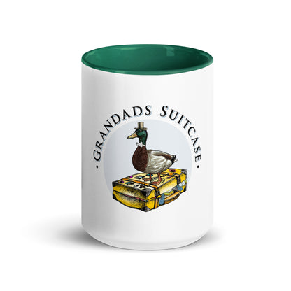 Grandads Suitcase Mug in Green